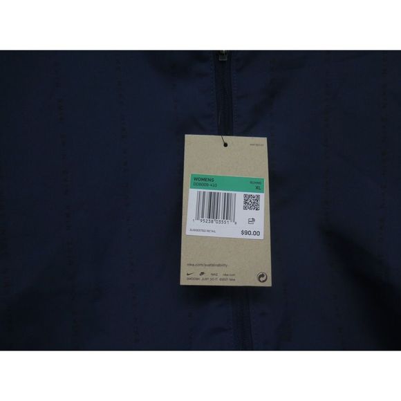 Nike DD6009 410 Women's Sz XL Navy/Black Dri-Fit Icon Clash Running Jacket $90 - Picture 5 of 6